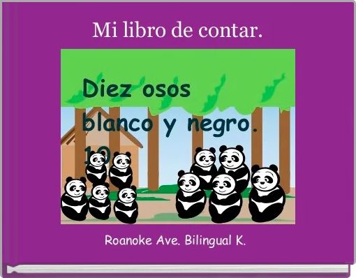 Book Cover for: Mi libro de contar.