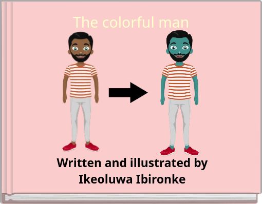 The colorful man