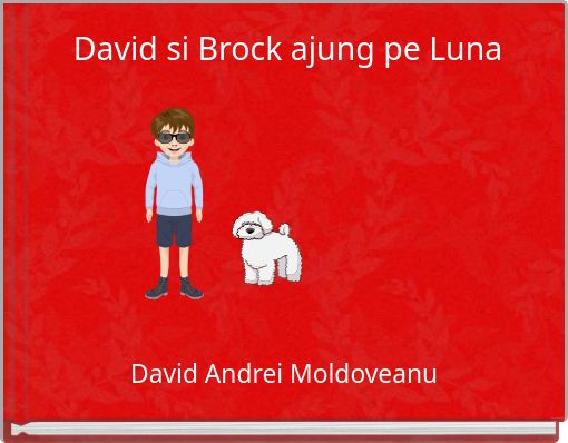 Book Cover for: David si Brock ajung pe Luna