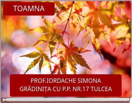 Book Cover for: TOAMNA