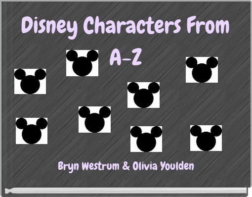 Disney Characters From A-Z