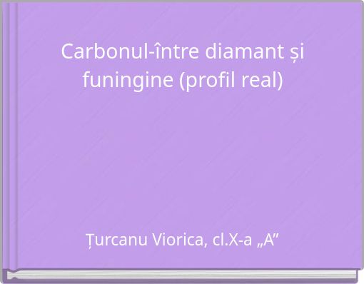 Carbonul-între diamant și funingine (profil real)