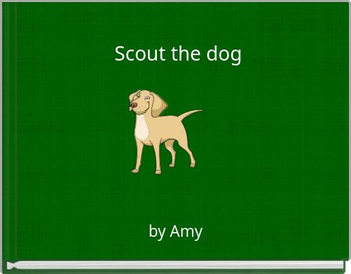 Front cover of 'Scout the dog' 