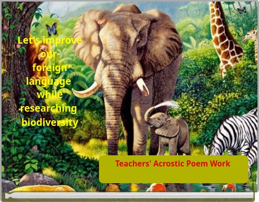 Let's improve our foreign language while researching biodiversity