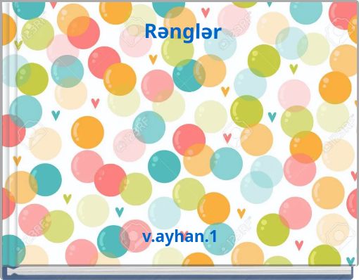 Front cover of 'Rənglər' 