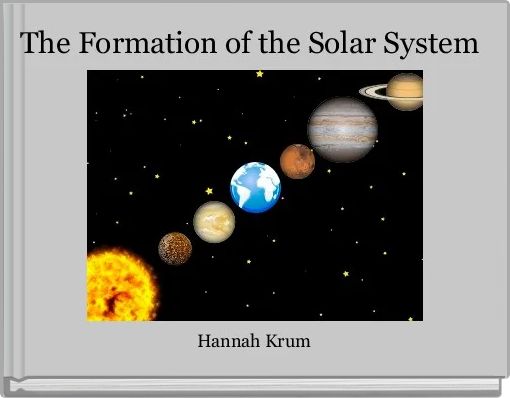 Front cover of 'The Formation of the Solar System ' 
