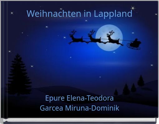Front cover of 'Weihnachten in Lappland' 