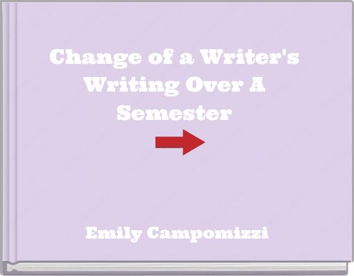 Change of a Writer's Writing Over A Semester