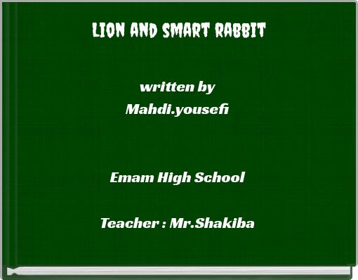 Lion and smart rabbit