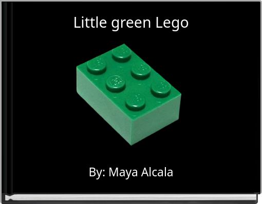 Front cover of 'Little green Lego' 
