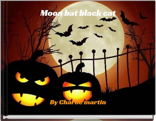 Moon bat black cat