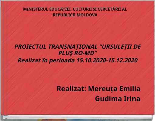 MINISTERUL EDUCAŢIEI, CULTURII ȘI CERCETĂRII AL REPUBLICII MOLDOVA