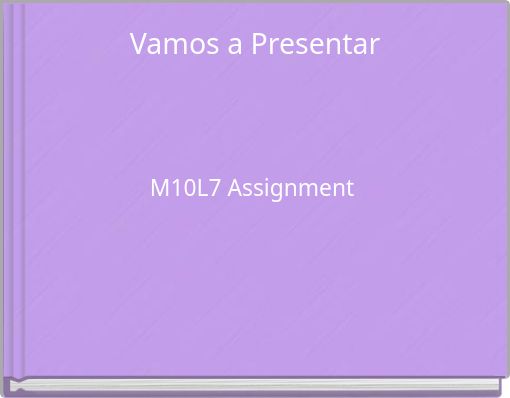 Vamos a Presentar