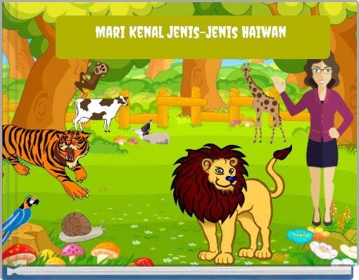 Front cover of 'Mari Kenal Jenis-jenis Haiwan' 