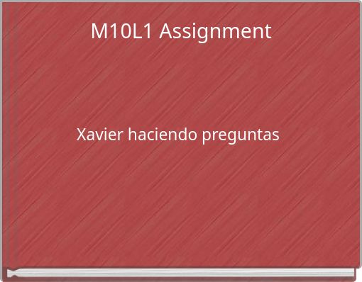 M10L1 Assignment