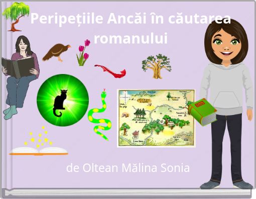 Front cover of 'Peripețiile Ancăi în căutarea romanului' 