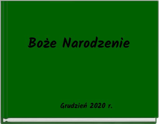 Boże Narodzenie