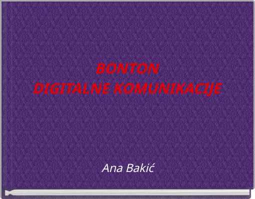 BONTONDIGITALNE KOMUNIKACIJE