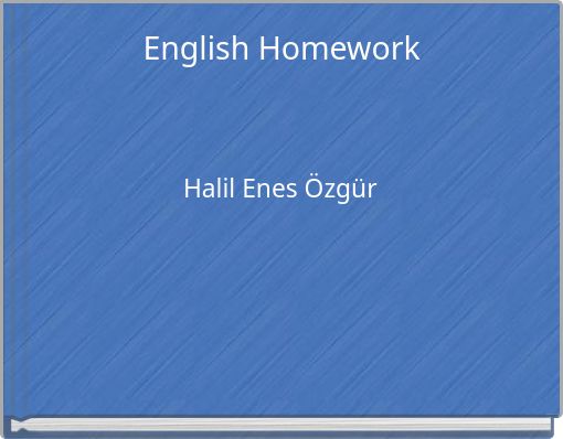 English Homework