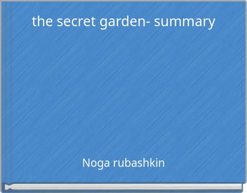 the secret garden- summary