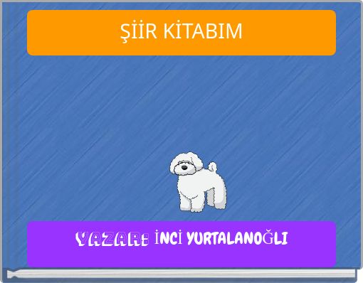 Front cover of 'ŞİİR KİTABIM' 