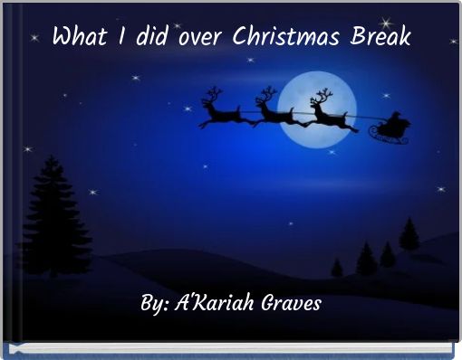 What I did over Christmas Break