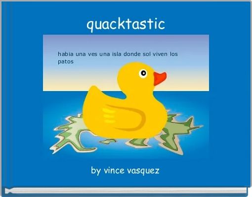 Front cover of 'quacktastic' 