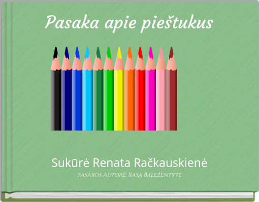 Book Cover for: Pasaka apie pieštukus