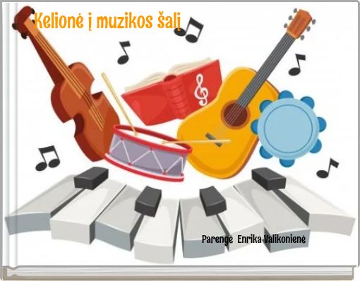 Front cover of 'Kelionė į muzikos šalį' 