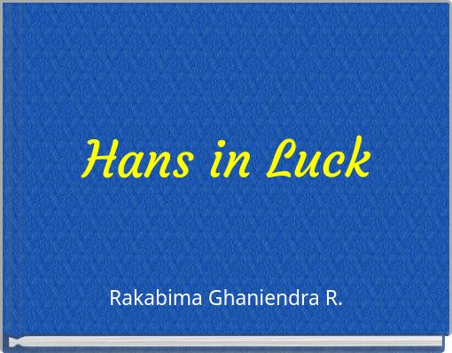 Front cover of 'Hans in Luck' 