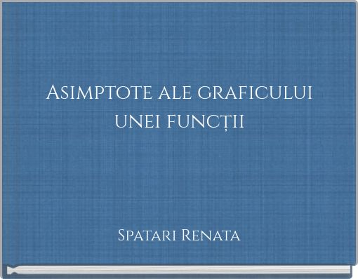 Asimptote ale graficului unei funcții
