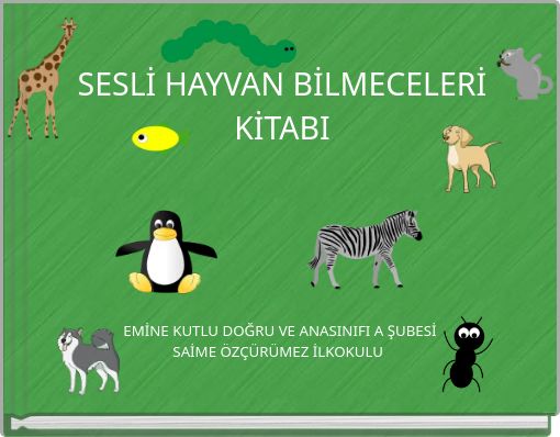 SESLİ HAYVAN BİLMECELERİ KİTABI