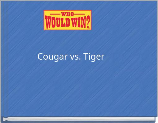 Book Cover for: Cougar vs. Tiger