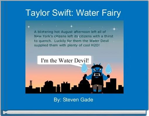 Front cover of 'Taylor Swift: Water Fairy ' 
