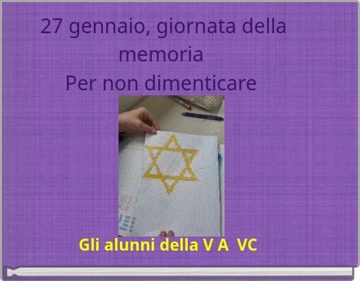 Book Cover for: 27 gennaio, giornata della memoria Per non dimenticare
