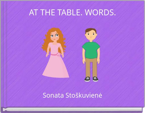 Front cover of 'AT THE TABLE. WORDS.' 