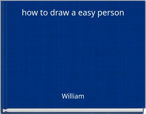 Front cover of 'how to draw a easy person' 