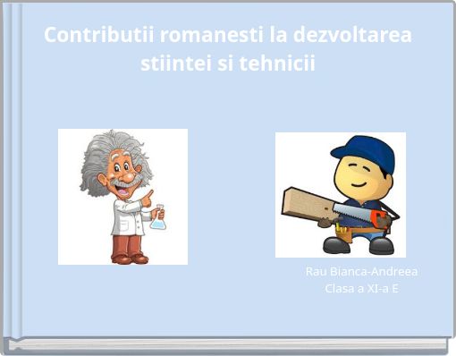 Front cover of 'Contributii romanesti la dezvoltarea stiintei si tehnicii' 