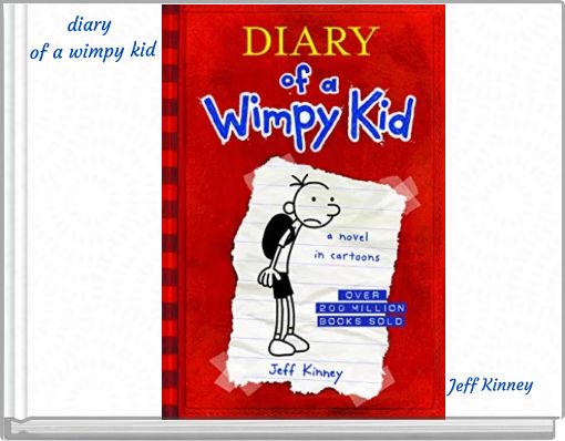 Front cover of 'diary of a wimpy kid' 