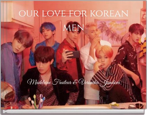 Front cover of 'our love for korean men' 