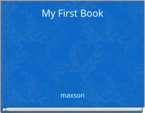 Front cover of 'My First Book' 
