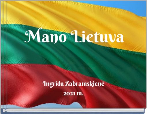 Book Cover for: Mano Lietuva