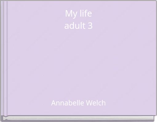 Front cover of 'My life adult 3' 
