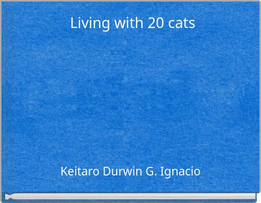 Front cover of 'Living with 20 cats' 