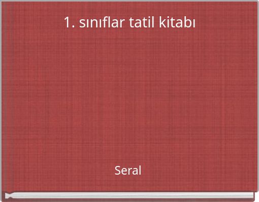 1. sınıflar tatil kitabı