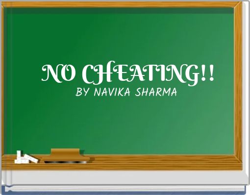 Front cover of 'NO CHEATING!!' 