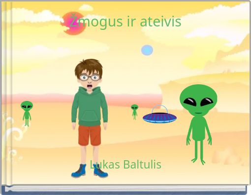 Front cover of 'Žmogus ir ateivis' 