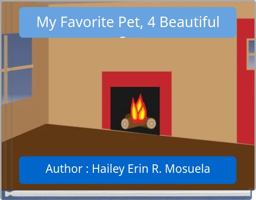 Front cover of 'My Favorite Pet, 4 Beautiful Cat' 