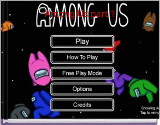 Front cover of 'Among Us part 1' 