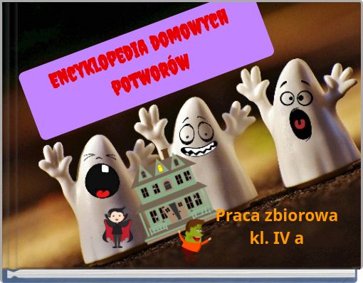 Front cover of 'Encyklopedia domowych potworów' 